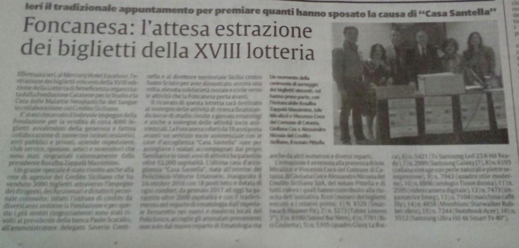 lotteria la sicilia 2018 foncanesa credito siciliano